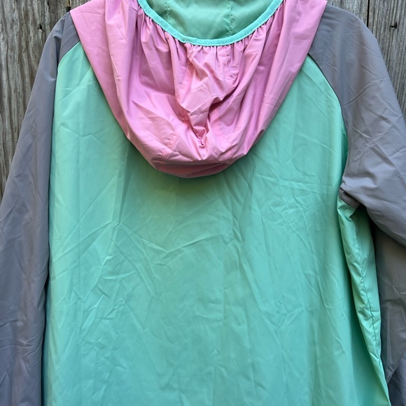 PUPPIE LOVE Windbreaker Mint, Pink & Gray Jacket Women’s XL NWT NEW - Picture 12 of 12